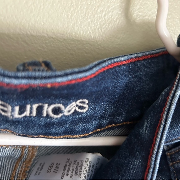 Womens jeans size 24 regular ankle Maurices brand pants - Picture 3 of 11